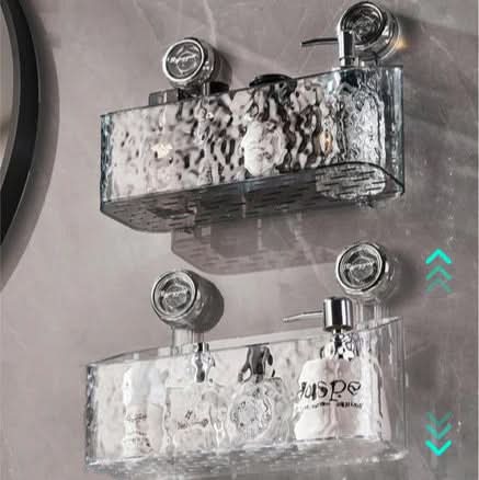 Étagère murale pratique sans perçage pour salle de bain