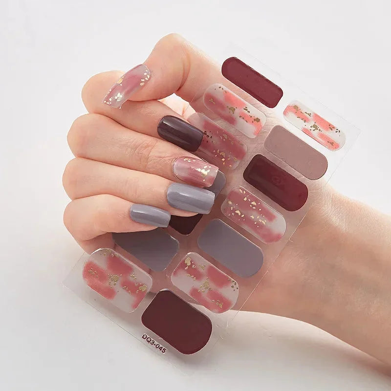 Autocollants D’Art Des Ongles 3D Pour Des Ongles Festifs Faciles — Mix Marron Foncé, photo 7